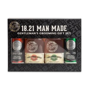18.21 MAN MADE BHB GIFT SET WASH & SPRITZER-SWEET TOBACCO & SPICED VANILLA - Imagen 1