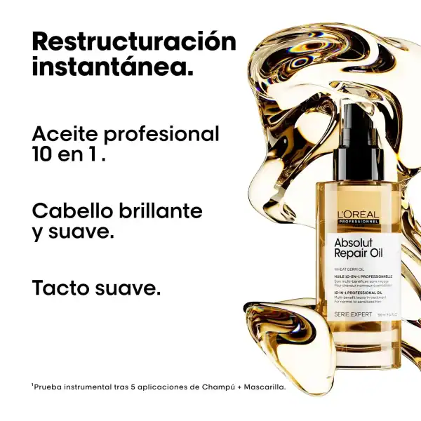 L'ORÉAL PROFESSIONNEL ACEITE 10 EN 1 ABSOLUT REPAIR 90ML - en Ultra Panamá