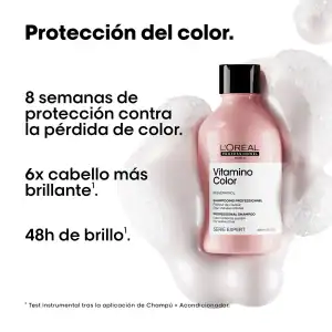 L'ORÉAL PROFESSIONNEL SHAMPOO VITAMINO COLOR 300ML - Imagen 2