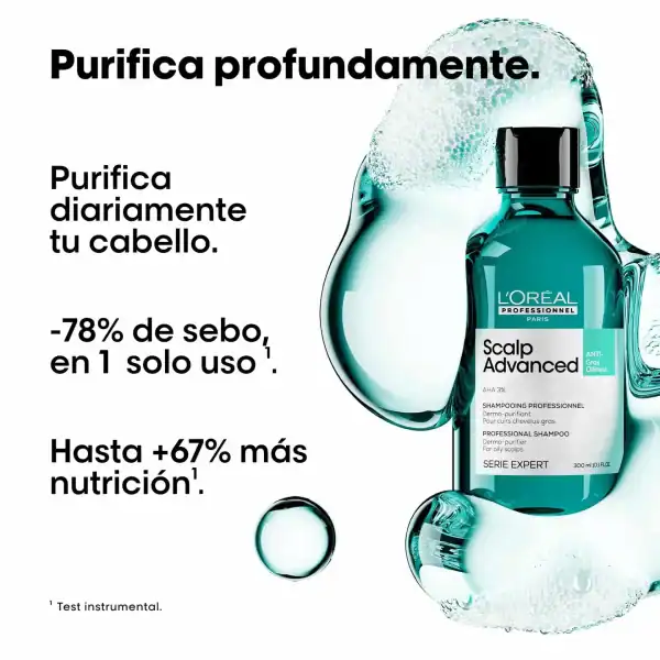 L'ORÉAL PROFESSIONNEL SHAMPOO ANTI GRASA L'ORÉAL PROFESSIONEL SCALP 300ML - en Ultra Panamá