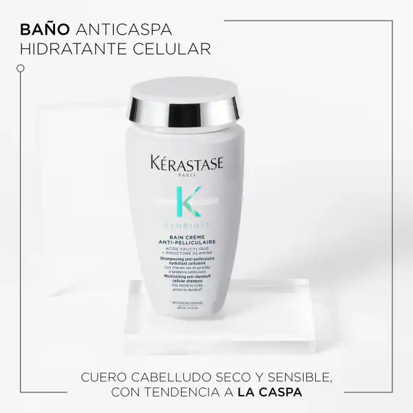 KÉRASTASE SHAMPOO ANTICASPA CABELLO SECO SYMBIOSE 250ML - en Ultra Panamá