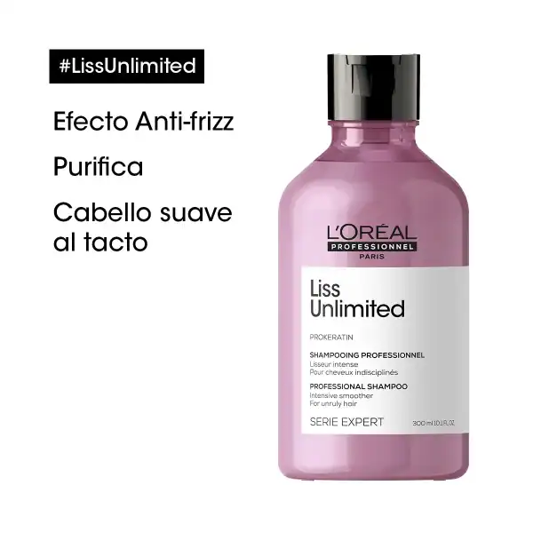 L'ORÉAL PROFESSIONNEL SHAMPOO FRIZZ LISS UNLIMITED 300ML - en Ultra Panamá