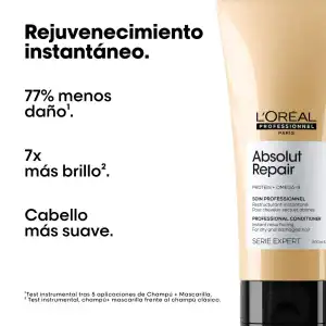 L'ORÉAL PROFESSIONNEL ACONDICIONADOR ABSOLUT REPAIR 200ML - Imagen 3