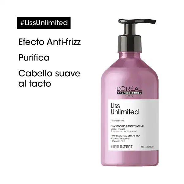 L'ORÉAL PROFESSIONNEL SHAMPOO FRIZZ LISS UNLIMITED 500ML - en Ultra Panamá