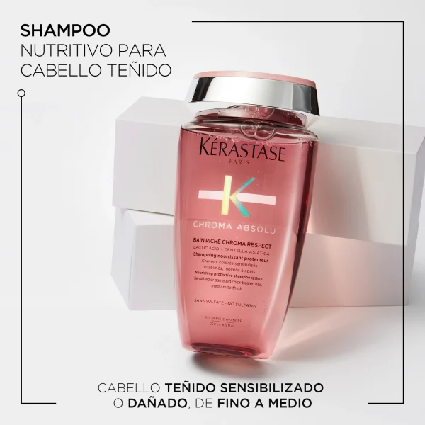KÉRASTASE SHAMPOO CUIDADO GRUESO COLOR CHROMA ABSOLU 250ML - en Ultra Panamá