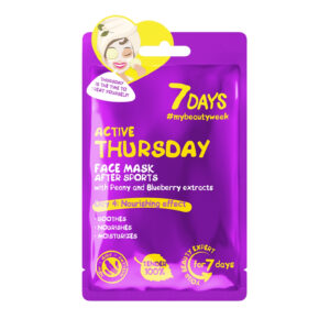 7DAYS ACTIVE THURSDAY FACE MASK 28g - Imagen 1