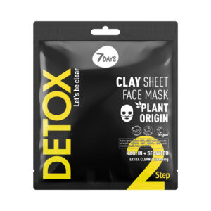 7DAYS DETOX 2 CLAY SHEET FACE MASK 12g - Imagen 1