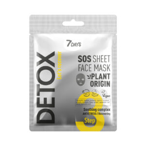 7DAYS DETOX 3 SOS SHEET FACE MASK 25g - Imagen 1