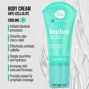 7DAYS MY BEAUTY WEEK ANTI-CELLULITE COOLING BODY GEL ICE ICE 130ml - Imagen 2