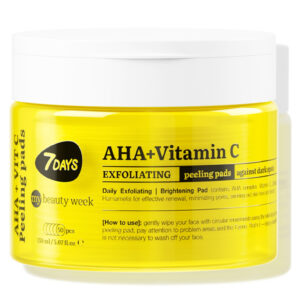7DAYS MY BEAUTY WEEK EXFOLIATING PEELING PADS 50PCS 150ml