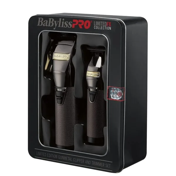 BABYLISS PRO LIMITEDFX COLLECTION CLIPPER AND TRIMMER SET BRONZE