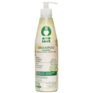 AFRO LOVE SHAMPOO LIQUIDO MENTA EUCALIPTO 450ml - Imagen 1