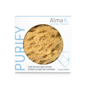 ALMA K PURIFY SOAP INFUSED BATH SPONGE 115gr - Imagen 1