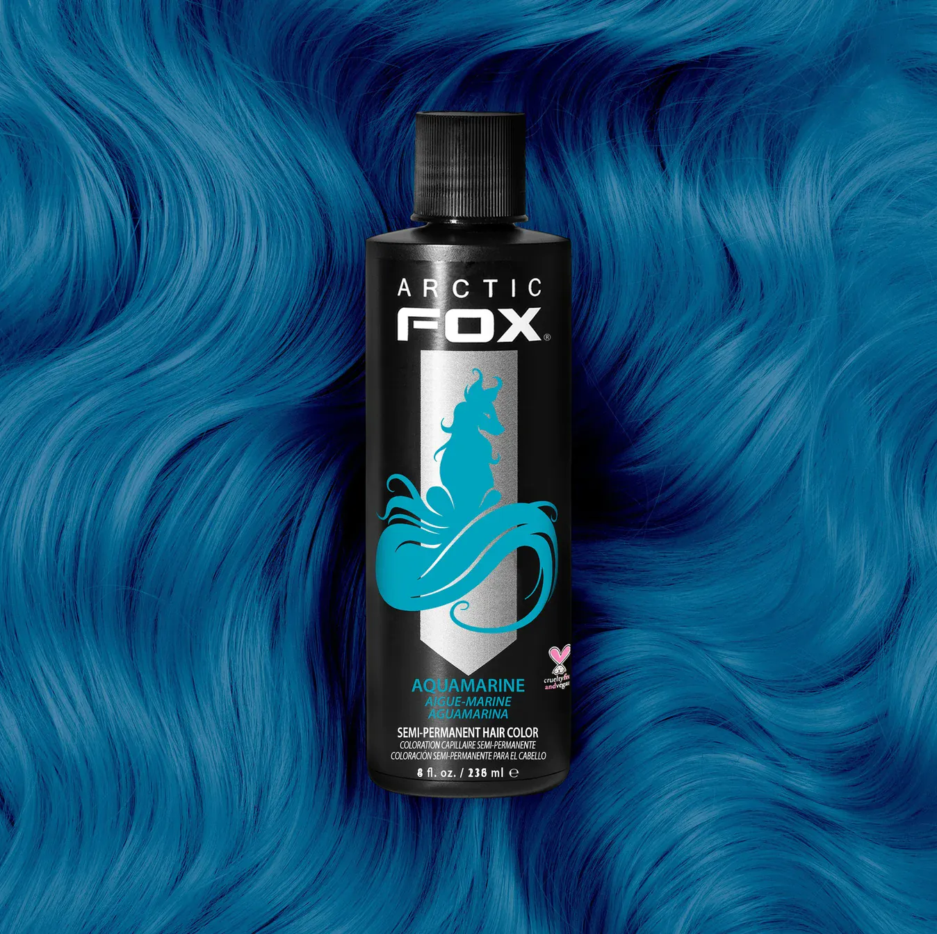 アクアマリン　77g ARCTIC FOX SEMI PERM HAIR COLOR AQUAMARINE 8oz - Ultra Panama