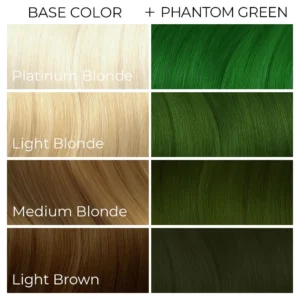 ARCTIC FOX SEMI PERM HAIR COLOR PHANTOM GREEN 8oz - Imagen 2