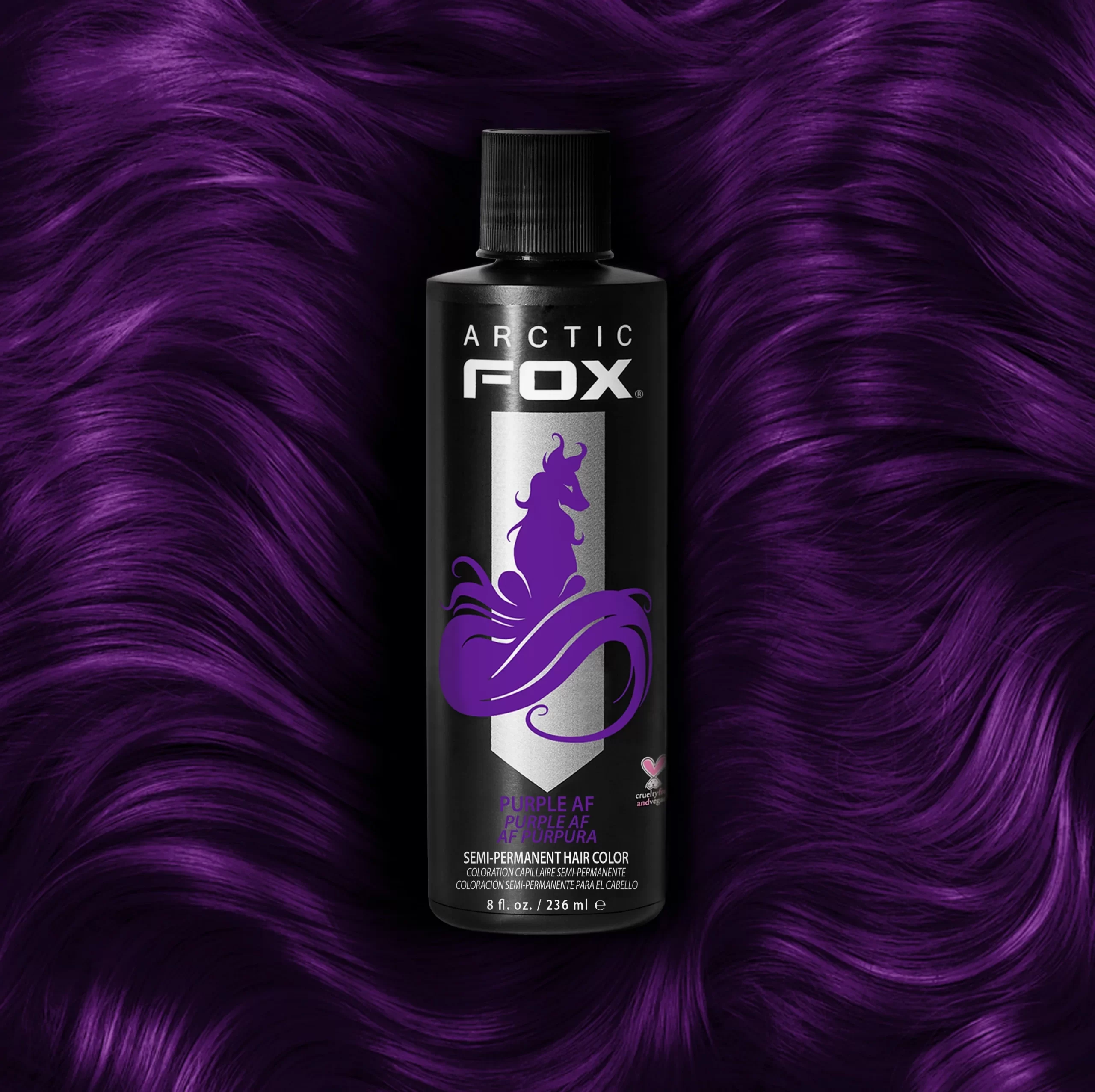 amenoiro★ ARCTIC FOX SEMI PERM HAIR COLOR PURPLE AF 8oz – Ultra Panama