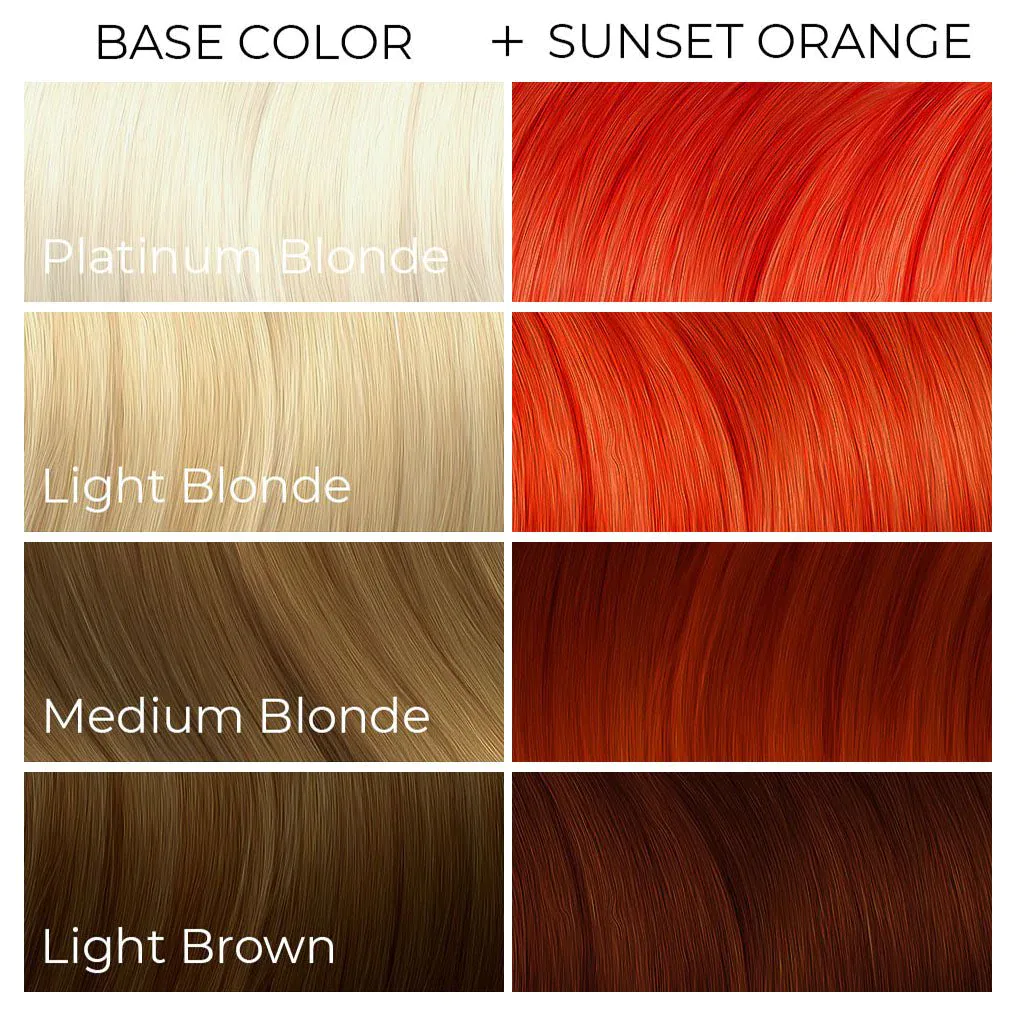 ARCTIC FOX SEMI PERM HAIR COLOR SUNSET ORANGE 8oz - Ultra Panama