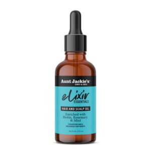 AUNT JACKIE'S ELIXIR ESSENTIALS HAIR AND SCALP OIL BIOTIN, ROSEMARY & MINT 59ml - Imagen 1