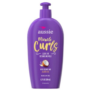 AUSSIE MIRACLE CURLS LEAVE IN DETANGLING MILK 200ml - Imagen 1