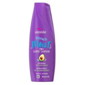 AUSSIE MIRACLE MOIST 2 IN 1 SHAMPOO 360ml - Imagen 1