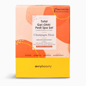 AVRY BEAUTY TOTAL GEL-OHH PEDI 5 STEP SET - CHAMPAGNE TOAST AJ501CHPN - Imagen 1