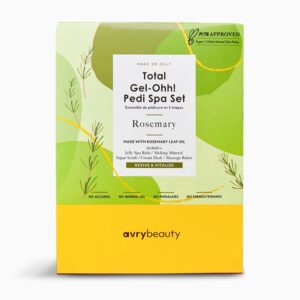 AVRY BEAUTY TOTAL GEL-OHH PEDI 5 STEP SET - ROSEMARY AJ501RSMY - Imagen 1