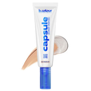 B.CAPSULE BB CREAM 5IN1 02 MEDIUM en tubo con textura de crema.