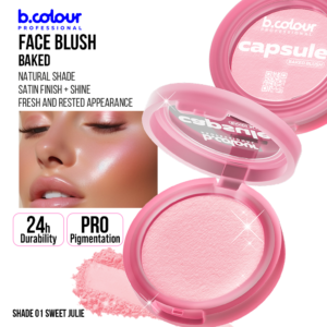 B.COLOUR CAPSULE PRO PRO BAKED FACE BLUSH 01 SWEET JULIE 2.9g - Imagen 2