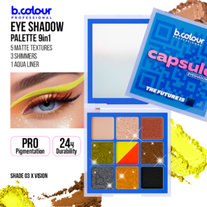 B.COLOUR CAPSULE PRO PRO EYESHADOW PALETTE 03 X VISION 9X1g - Imagen 2