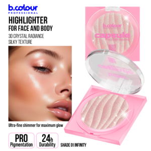 B.COLOUR CAPSULE PRO PRO FACE & BODY HIGHLIGHTER 01 INFINITY 8g - Imagen 2