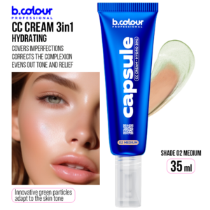 B.COLOUR CAPSULE PRO PRO HYDRATING CC CREAM 3 IN 1 02 MEDIUM 35ml - Imagen 2