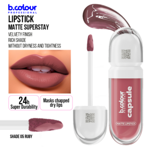 B.COLOUR CAPSULE PRO PRO MATTE LIQUID LIPSTICK SUPERSTAY 05 RUBY 5.5ml - Imagen 2