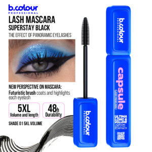 B.COLOUR CAPSULE PRO PROPROSUPERSTAY BLACK LASH MASCARA 01 5XL VOLUME 6ml - Imagen 2