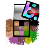 Paleta de sombras Ultra Panama Dark Side Pro con 9 colores vibrantes y neutros.