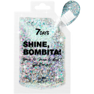 B.COLOUR GEL-GLITTER FOR FACE HAIR & BODY 902 DOPE SHINE BOMBITA 90ml - Imagen 1