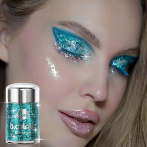B.COLOUR WE FACE & BODY GLITTER GEL MINI 02 SNOWY ELF 10g - Imagen 2