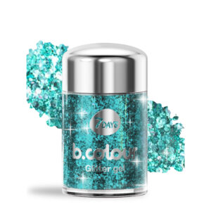 B.COLOUR WE FACE & BODY GLITTER GEL MINI 02 SNOWY ELF 10g - Imagen 1