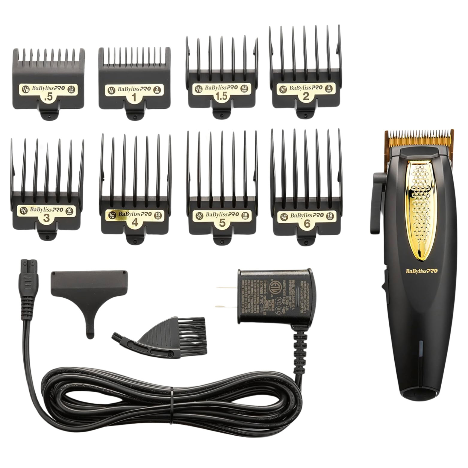 BaBylissPRO Lithium FX Cordless Clipper & Trimmer Combo - FX773N + FX673N, Black Gold. The Ultimate Barber Setup!