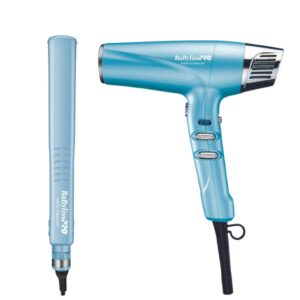 BABYLISS PRO NANO TITANIUM DUAL IONIC DUO 1-1/4" - Imagen 1