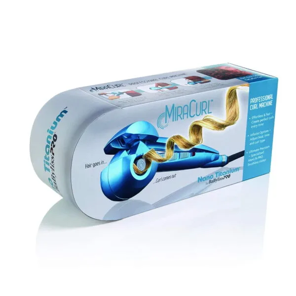 BABYLISS PRO NANO TITANIUM MIRACURL HAIR CURLING BLUE – Ultra Panama