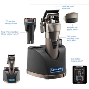 BABYLISS PRO SNAP FX BLACK CLIPPER FX 890 - Imagen 2