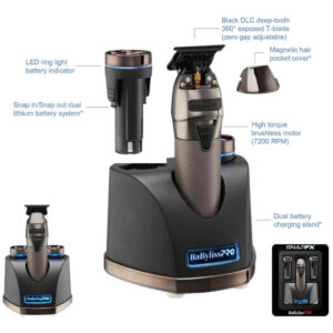 BABYLISS PRO SNAP FX BLACK TRIMMER FX797 - Imagen 2