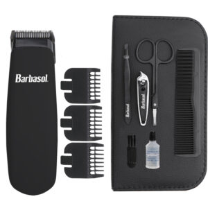 BARBASOL ALL-IN-ONE COMPACT TOUCH UP TRIMMER SET CBG1-5500-KRO - Imagen 2