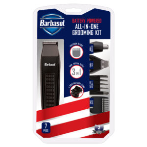 BARBASOL BATTERY POWEREDALL-IN-ONE GROOMING KIT CBT1-4500-BLK - Imagen 1