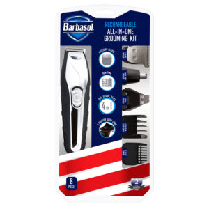 BARBASOL RECHARGEABLE ALL-IN-ONE GROOMING KIT CBT1-5500-CHM - Imagen 1