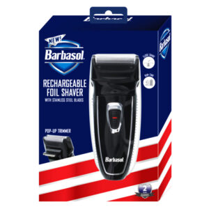 BARBASOL RECHARGEABLE FOIL SHAVER CBF1-2001-BLK - Imagen 1