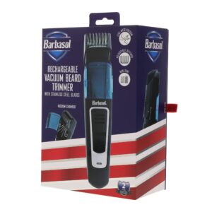 BARBASOL RECHARGEABLE VACUUM BEARD TRIMMER CBT1-7000-SIG - Imagen 1