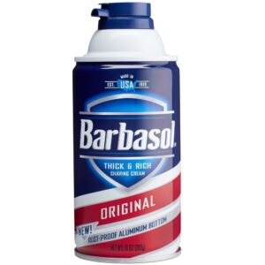 BARBASOL THICK & RICH SHAVING CREAM ORIGINAL 283g - Imagen 1