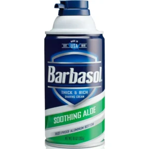 BARBASOL THICK & RICH SHAVING CREAM SOOTHING ALOE 283g - Imagen 1