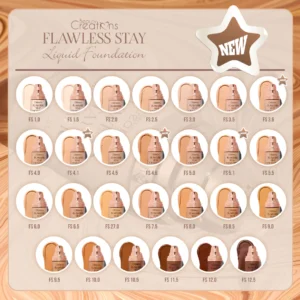 BEAUTY CREATIONS FLAWLESS STAY FOUNDATION 9.5 30ml - Imagen 2